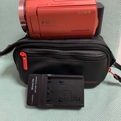 SONY ピンク　ビデオカメラ　HDR-CX535の画像