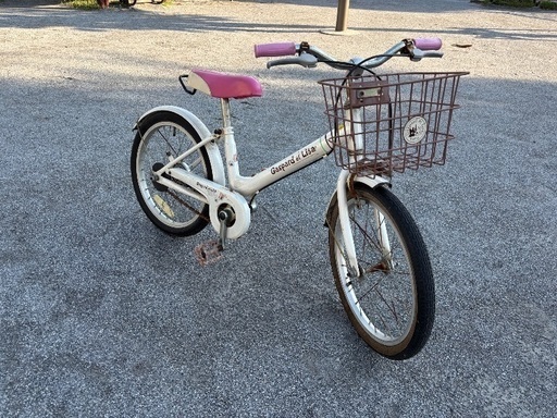 江東区引取限定】18インチ ピンク 子供用 キッズ自転車 (Sho GO