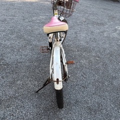 【江東区引取限定】18インチ ピンク 女の子 子供用 キッズ自転車の画像