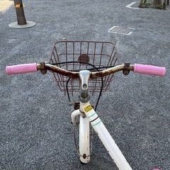 【江東区引取限定】18インチ ピンク 女の子 子供用 キッズ自転車の画像