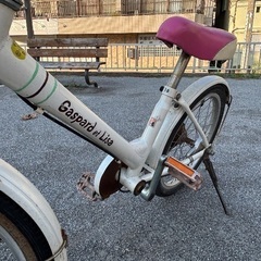 【江東区引取限定】18インチ ピンク 女の子 子供用 キッズ自転車の画像