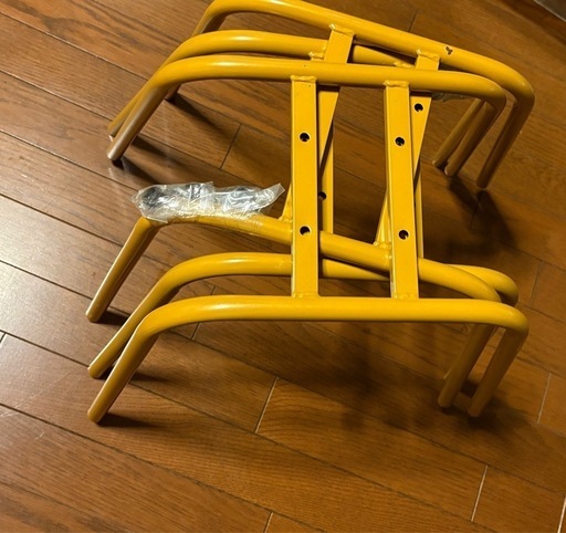 椅子4脚 ピンク、グレー