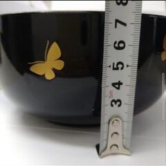 未使用新品【ハナエ・モリ】蝶模様丼5点セットの画像