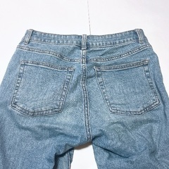 GU フレアパンツ　デニムの画像