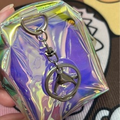 Labubuシルバーポーチの画像
