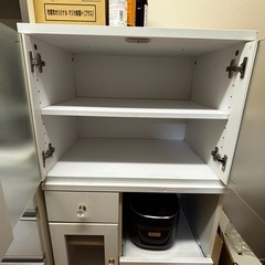 食器棚　ホワイト　綺麗目　大型の画像