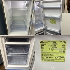 I611 🌈 ジモティー限定価格！ 2023年製の美品♪ TCL 冷蔵庫 (173L) ⭐ 動作確認済 ⭐ クリーニング済の画像