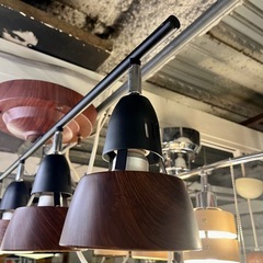 【武蔵小山店】アートワークスタジオ ILR-110AB ART WORK STUDIO 4連 シーリングライト リモコン 付き 天井照明 ライト 照明 art work studio　ブラウン ブラックの画像