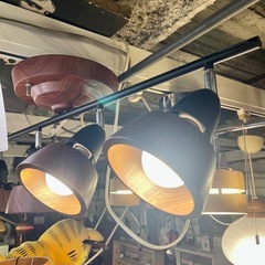 【武蔵小山店】アートワークスタジオ ILR-110AB ART WORK STUDIO 4連 シーリングライト リモコン 付き 天井照明 ライト 照明 art work studio　ブラウン ブラックの画像