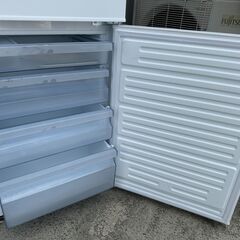 【動作保証あり】TWINBIRD 2024年 KHR-FJ15W 146L 2ドア 冷凍冷蔵庫 たっぷり冷凍室【管理KRR771】の画像