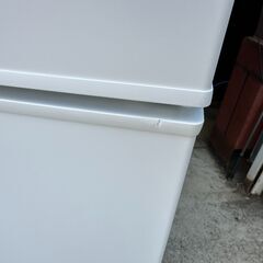 【動作保証あり】TWINBIRD 2024年 KHR-FJ15W 146L 2ドア 冷凍冷蔵庫 たっぷり冷凍室【管理KRR771】の画像