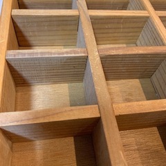 木箱　コレクション棚　小物収納の画像