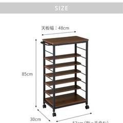 リコメン堂　キッチンワゴンの画像