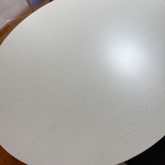 円形テーブルのみ　美品　8000円の画像