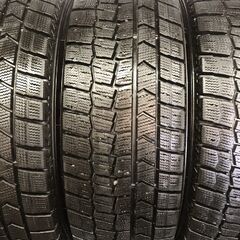 DUNLOP WINTER MAXX WM02 205/60R16 16インチ スタッドレス 4本 23～24年製 バリ溝 ビアンテ プレマシー ヴォクシー等　(STK017)の画像