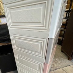 カラフルBOX カラフル 鍵付き 4段   収納ケース 衣類ケース タンス オシャレ 0907-023の画像