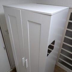 【先着順】値下げ可　運搬可　イケアIKEA　ワードローブ　BRIMNESブリムネスの画像