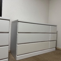 木製タンス 2台 ニトリ購入 状態良いですの画像