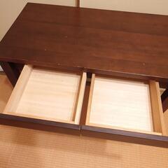 レトロ　木製　デスクの画像