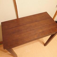 レトロ　木製　デスクの画像
