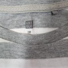 ユニクロ 130cmTシャツの画像