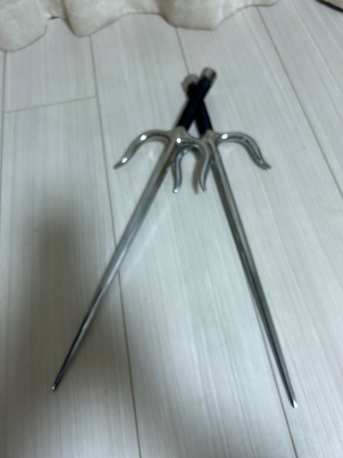 空手道具　トンファー，ヌンチャク、サイ　まとめて
