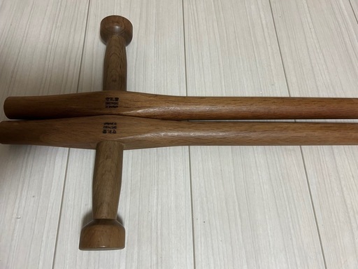 空手道具　トンファー，ヌンチャク、サイ　まとめて
