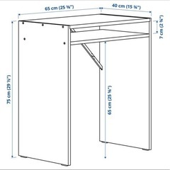 　デスク　IKEA TORALD トラルド　の画像