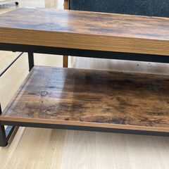★ジモティ割引あり★【リユースのサカイ野々市店】　TV台　アイアン　120(幅)×40(奥行き)×40(高さ)cm ※クリーニング済みの画像