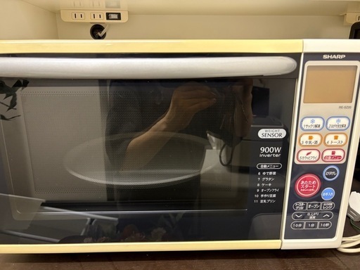 オーブン付レンジ(シャープ2008年製)