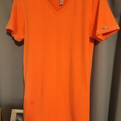 DIESEL（ディーゼル）メンズ　オレンジ色 　Tシャツの画像