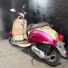 ★支払総額3.6万円★激安バイク続々入荷中！ なんでも買い取ります！ ホンダ クレアスクーピー ピンク AF55 バッテリー新品！ 4スト、集中キー！ フロントインナーカゴ付き！の画像