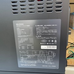 BALMUDA製オーブンレンジ、K04A-BK、2021年製の画像