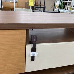 ★ジモティ割引あり★【リユースのサカイ野々市店】TV台　ブラウン　136(幅)×35(奥行き)×41(高さ)cm ※クリーニング済みの画像