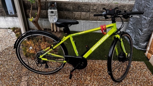 【美品】 TB1e 電動自転車 TB1e ブリヂストン(BRIDGESTONE) 電動クロスバイク 27インチ