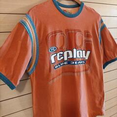 【 REPLAYシリーズでも珍しいデザイン☆ 】REPLAY RBJ Ｔシャツの画像