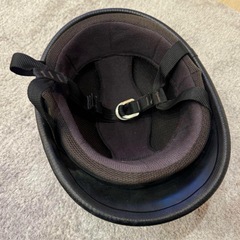 バイク用 半帽 ヘルメット ブラック ダックテール チョッパー ボバー ハーレーの画像