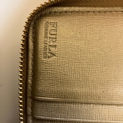 フルラFURLA革財布落ち着いたゴールド（正規店定価購入）の画像