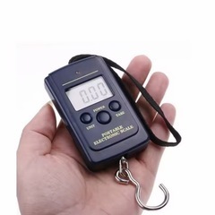在庫３つ(新品未使用)釣り用40キロデジタルスケール(電池無し)の画像