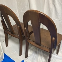 ★あげます！★ダイニングチェア　セット売り　まとめ売り　2脚　イス　チェア　　の画像