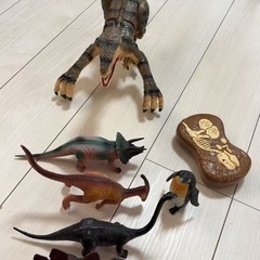 おもちゃ恐竜　の画像