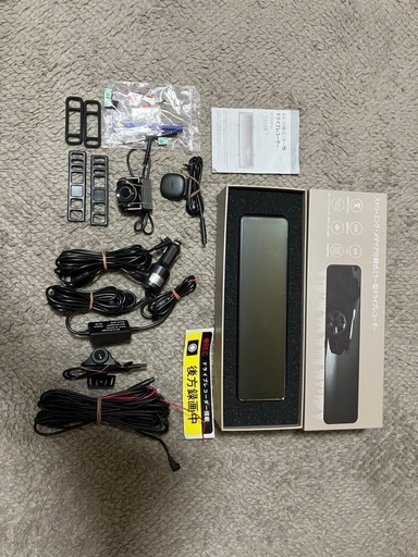 フロント4Kリヤ2.5Kミラー型ドラレコ