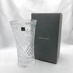 【昭和レトロ・アンティーク雑貨】HOYAクリスタル　花瓶の画像