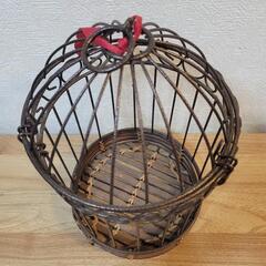 値下げ可 インテリア 鉄製 鳥かご 鳥籠の画像