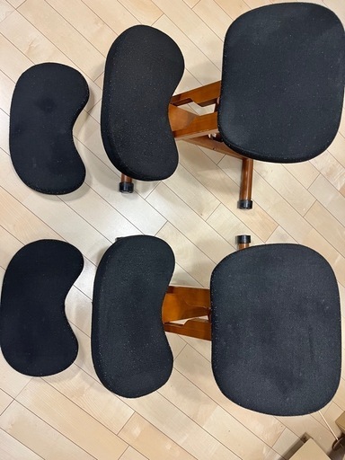 2脚＋補助クッション付き⭐︎プロポーションチェア　子供が姿勢良く座れる椅子　勉強用椅子　ダイニングチェア