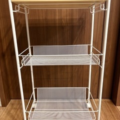 キッチンワゴン　キャスター付きの画像