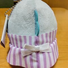すみっコぐらし ボールチェーン付きかわいいクッキー屋さんぬいぐるみ とかげの画像