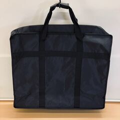 西川リビング 寝具収納バッグ（ブラック）の画像