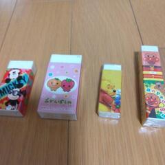 新品消しゴム4個の画像