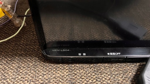 【受け渡し決定済】カーナビ　KENWOOD MDV-L504 中古